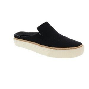 TOMS Heritage Sunrise Slip On Mule, Black Canvas
